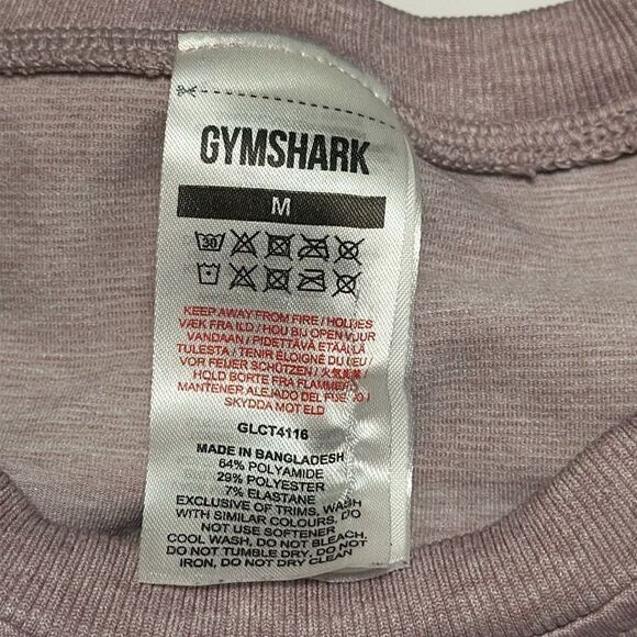 Gymshark women’s crop long sleeve lilac purple color size M - Picture 5 of 8